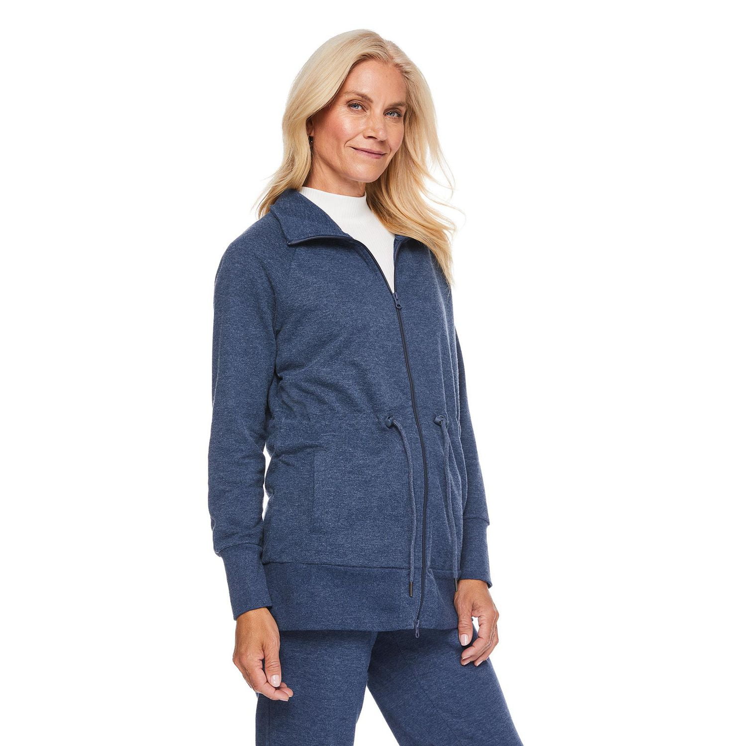 Manteau athléchic à coupe allongée Iyla pour femmes Tailles P-TTG