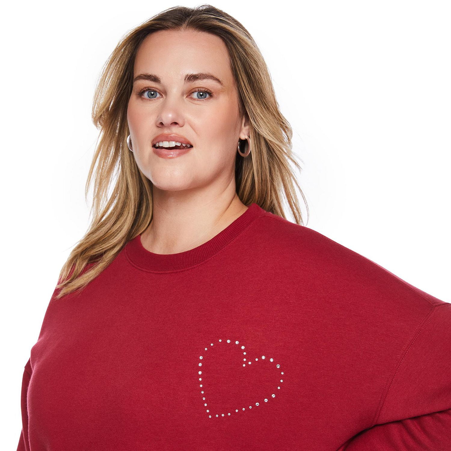 George Women's Plus Crew Neckline Popover, Sizes 1X-4X