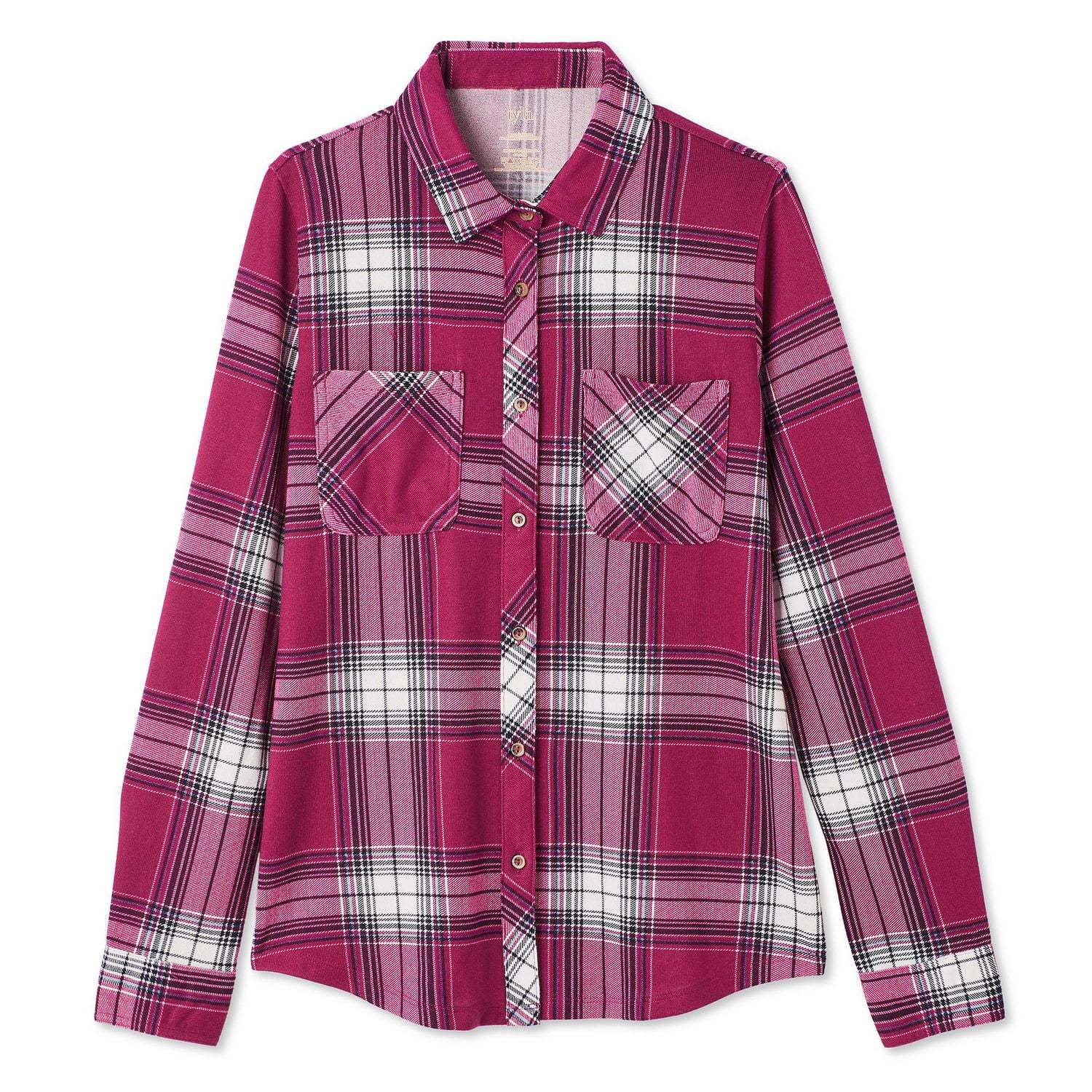 Iyla Women's Hacci Plaid Shirt