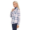 thumbnail image 2 of Iyla Women's Hacci Plaid Shirt, 2 of 6