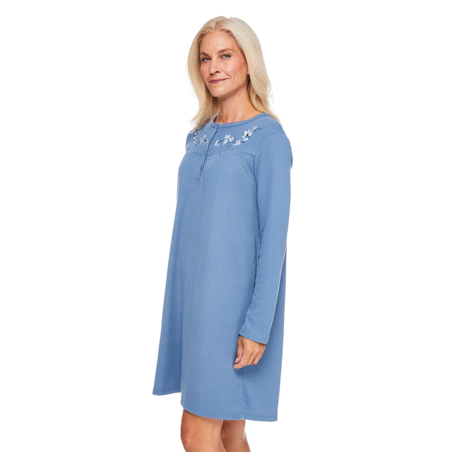 Iyla Women's Henley Nightgown