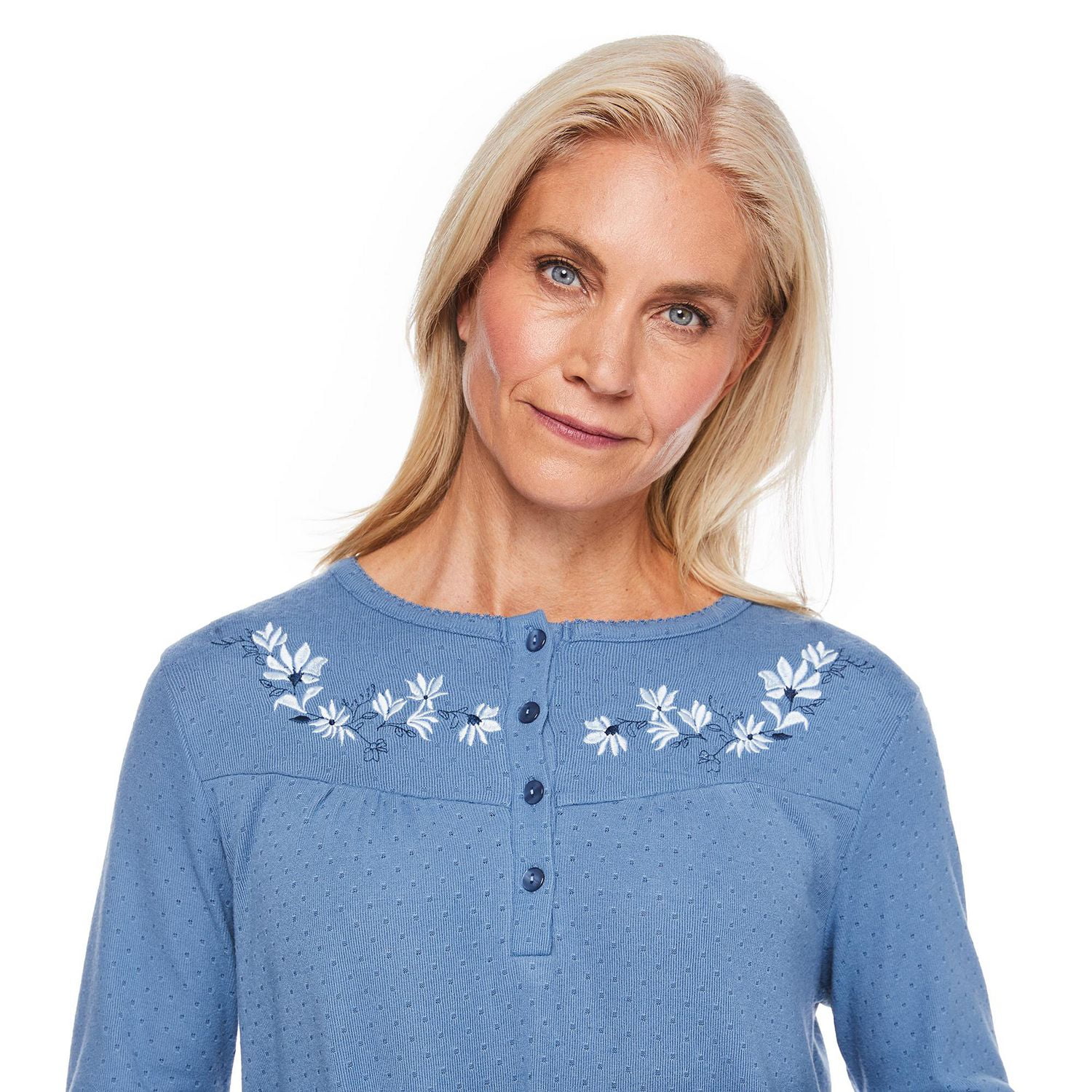 Iyla Women's Henley Nightgown