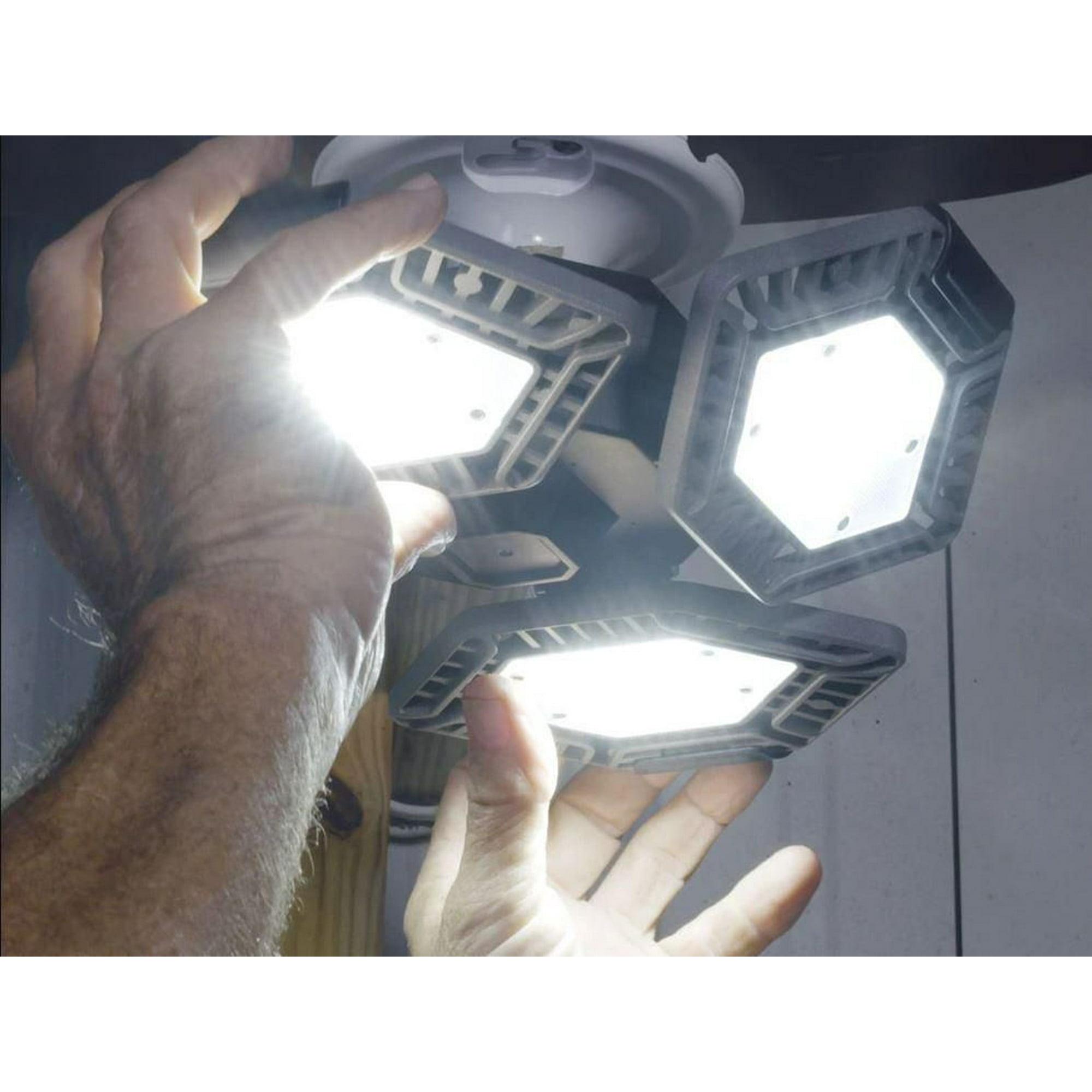 Vapor Proof LED Drop Light with 30' Cord Reel - 10 Watt LED Bulb