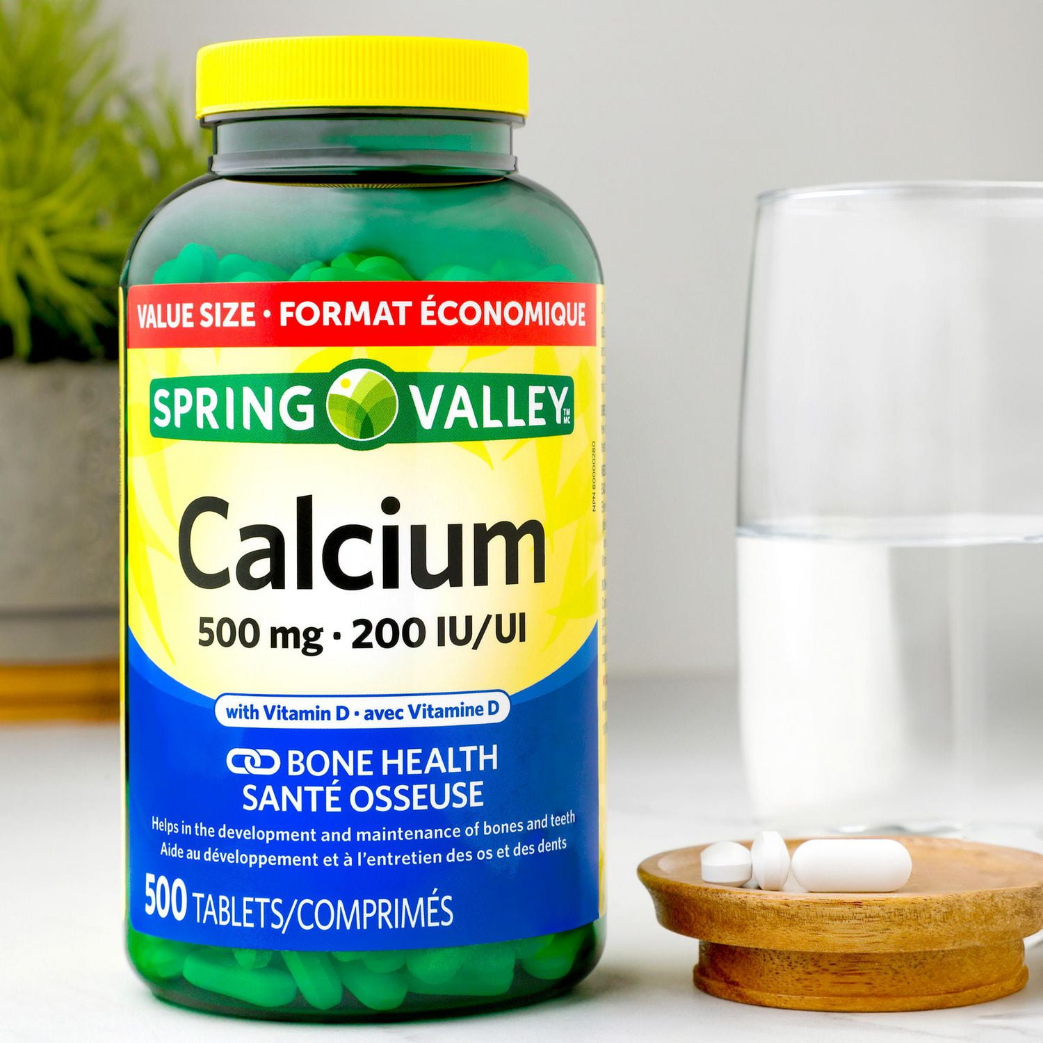 Spring Valley Calcium 500 mg 200 IU VALUE SIZE