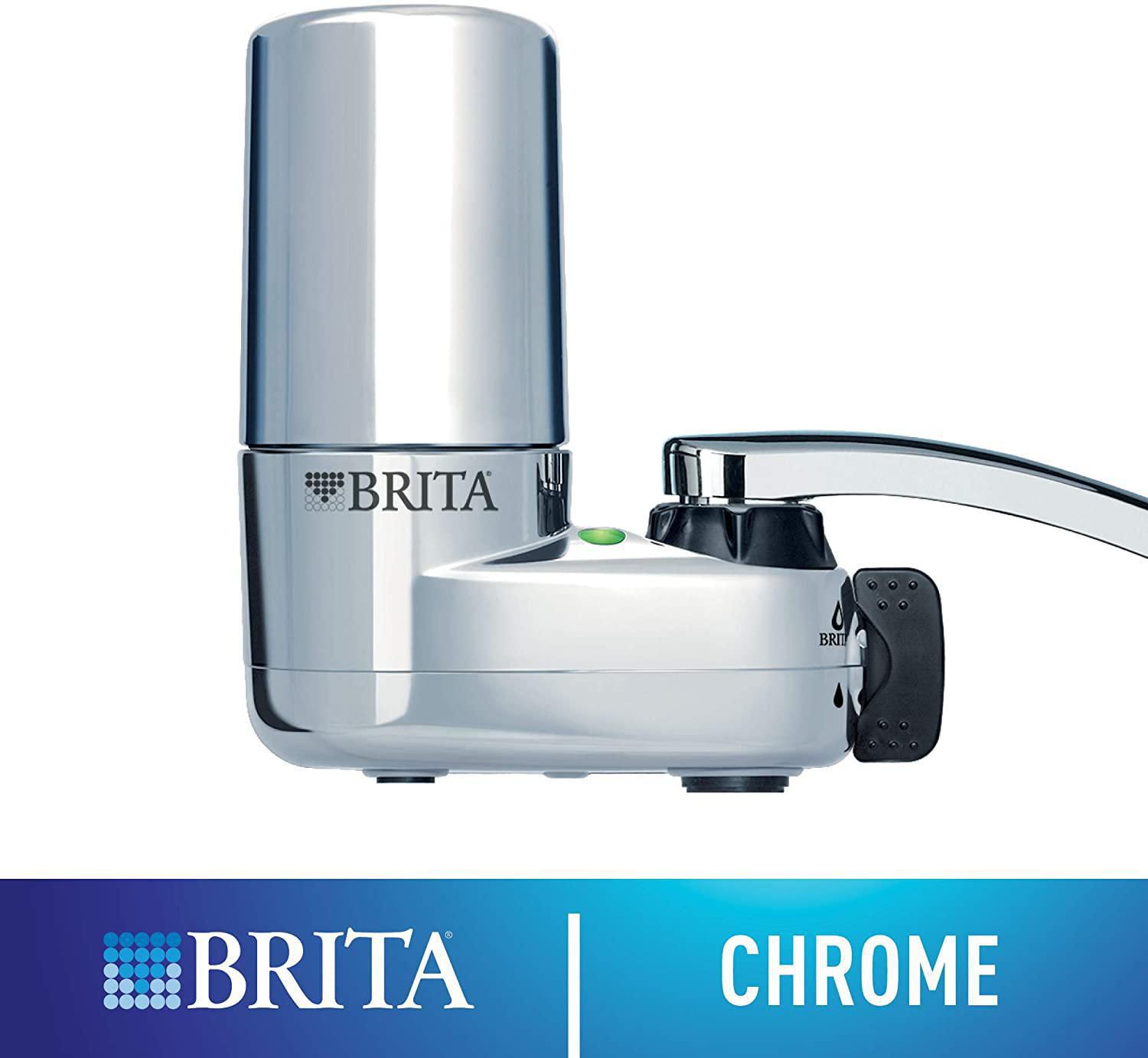 Brita On Tap Faucet Water Filter System, Chrome, On Tap Water Faucet 