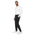 thumbnail image 4 of Jeaniologie ™ Men's Pull-on Jogger With Rib Waist & Leg Cuffs Black, 4 of 6