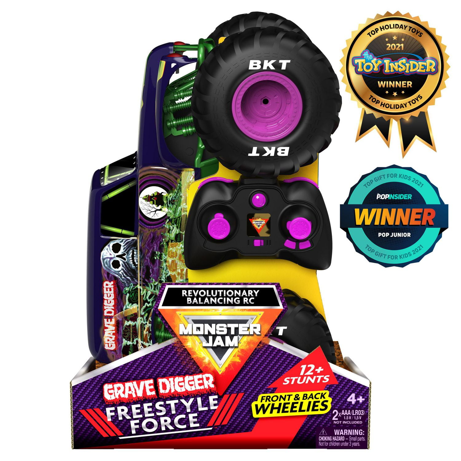 Monster Jam, Official Grave Digger Remote Control Monster Truck, 1