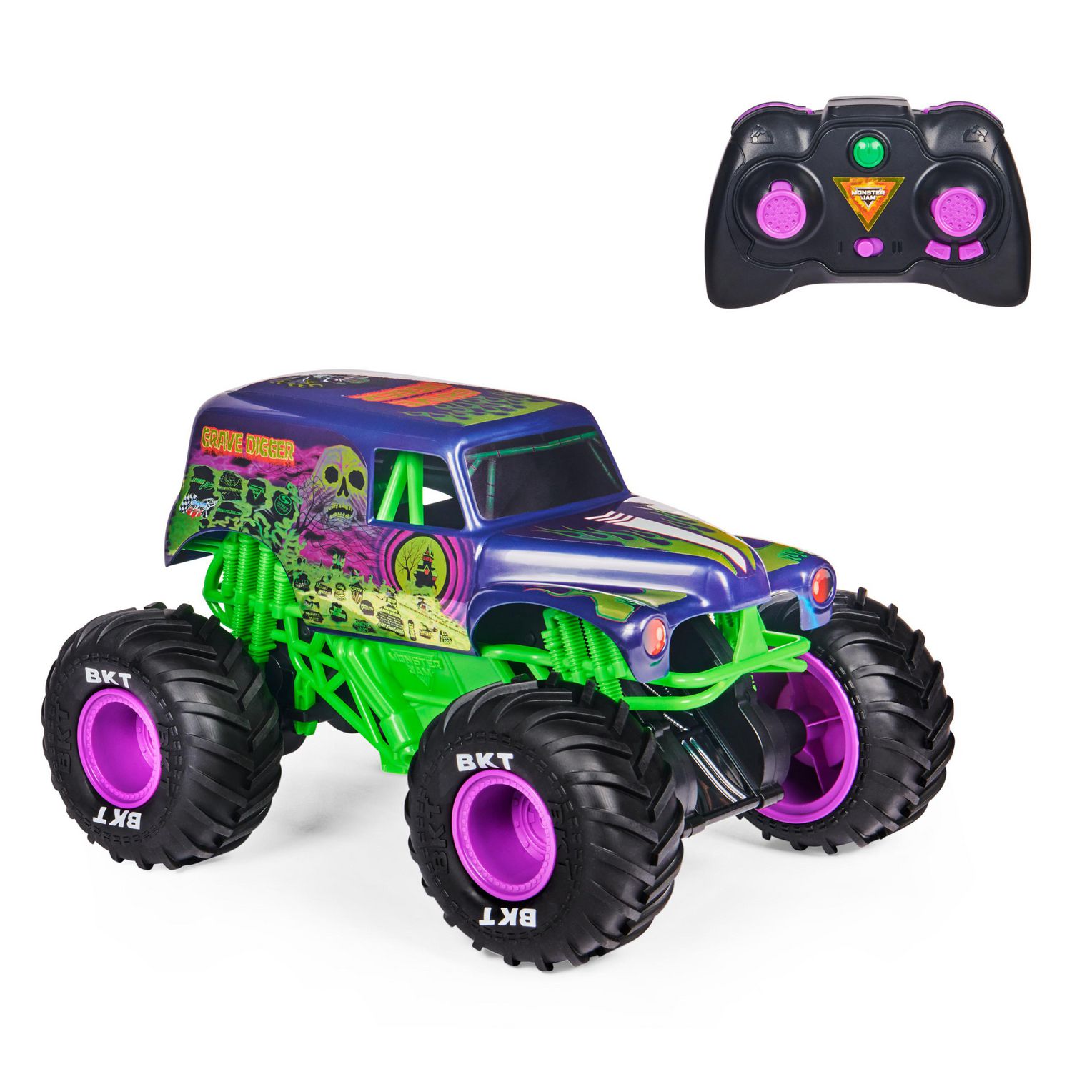 Monster Jam, Official Grave Digger Freestyle Force, Remote Control