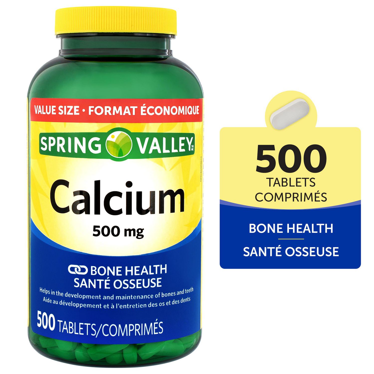 Spring Valley Calcium 500 mg VALUE SIZE