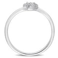 thumbnail image 3 of Miabella Diamond Accent Sterling Silver Heart Bypass Promise Ring, 3 of 5