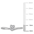 thumbnail image 4 of Miabella Diamond Accent Sterling Silver Heart Promise Ring, 4 of 5