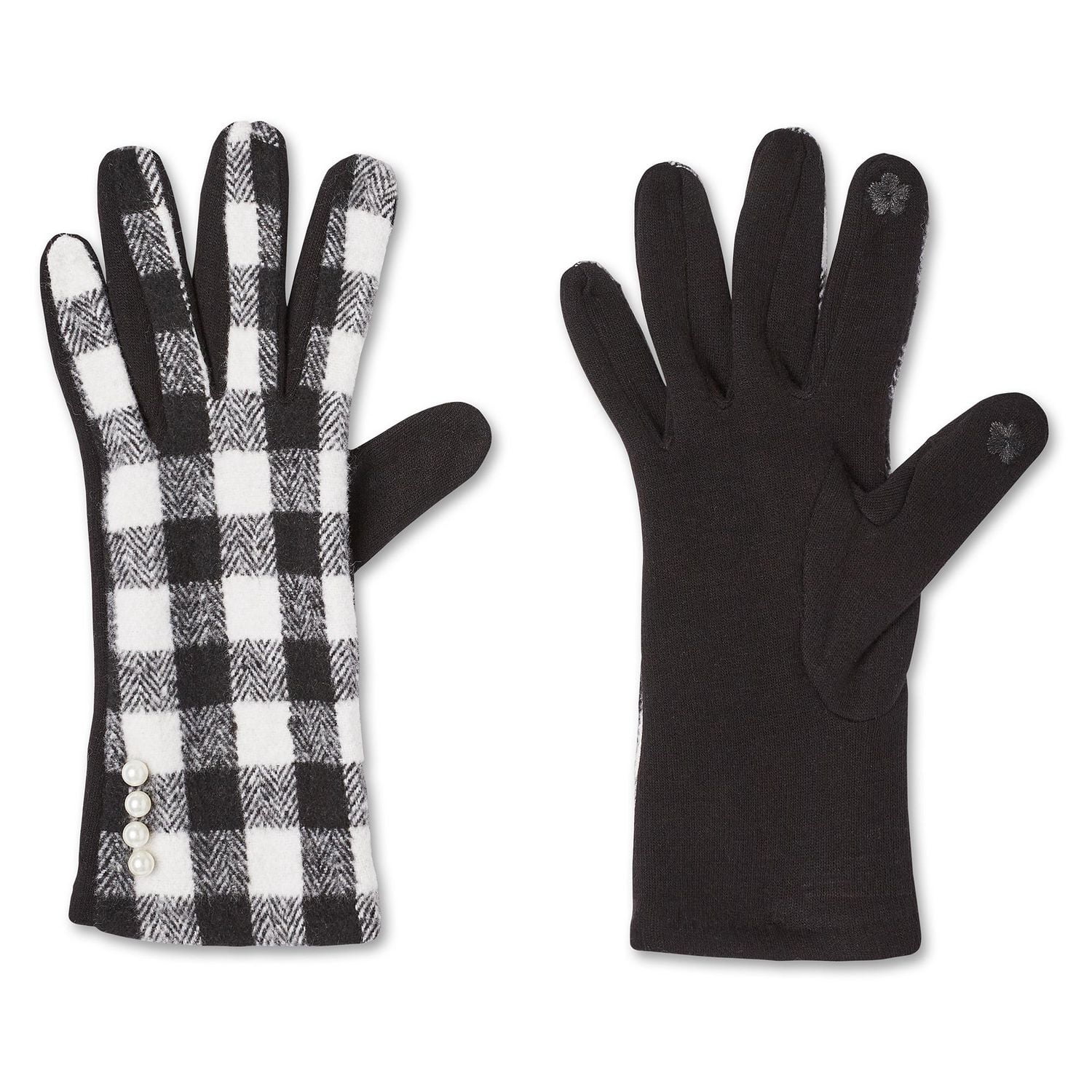 Time and Tru Women's Plaid Gloves