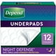 Protections pour lits contre l’incontinence, absorption nocturne 12 Unités – image 1 sur 6