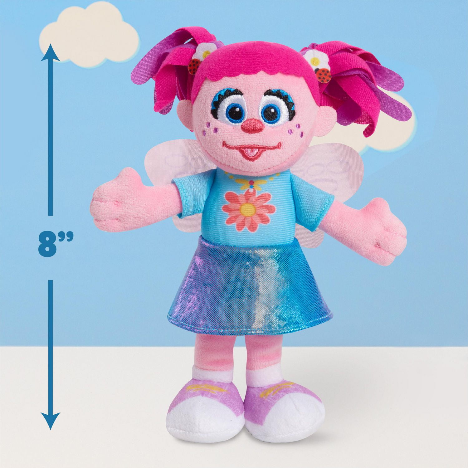 Sesame Street Friends 8 inch Abby Cadabby Sustainable Plush Stuffed Toy Walmart