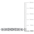 thumbnail image 4 of Miabella 1/8 Carat T.W. Diamond Sterling Silver Anniversary Ring, 4 of 5