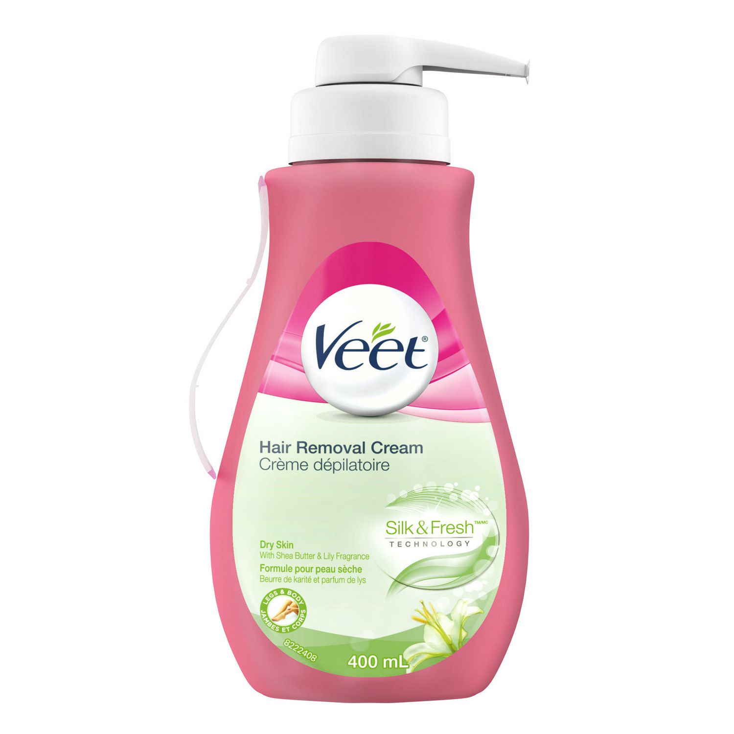 Veet® Hair Removal Cream Silky Fresh™ Legs & Body Dry Skin (Packaging