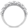 thumbnail image 3 of Miabella 1/8 Carat T.W. Diamond Sterling Silver Anniversary Ring, 3 of 5