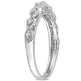 thumbnail image 2 of Miabella 1/8 Carat T.W. Diamond Sterling Silver Anniversary Ring, 2 of 5