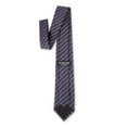 thumbnail image 3 of Cravate tissée à rayures classiques pour homme, Tailored Flex par Haggar, 3 of 5