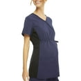 thumbnail image 3 of Scrubstar Women's Maternity Stretch Mock Wrap Scrub Top, 3 of 6