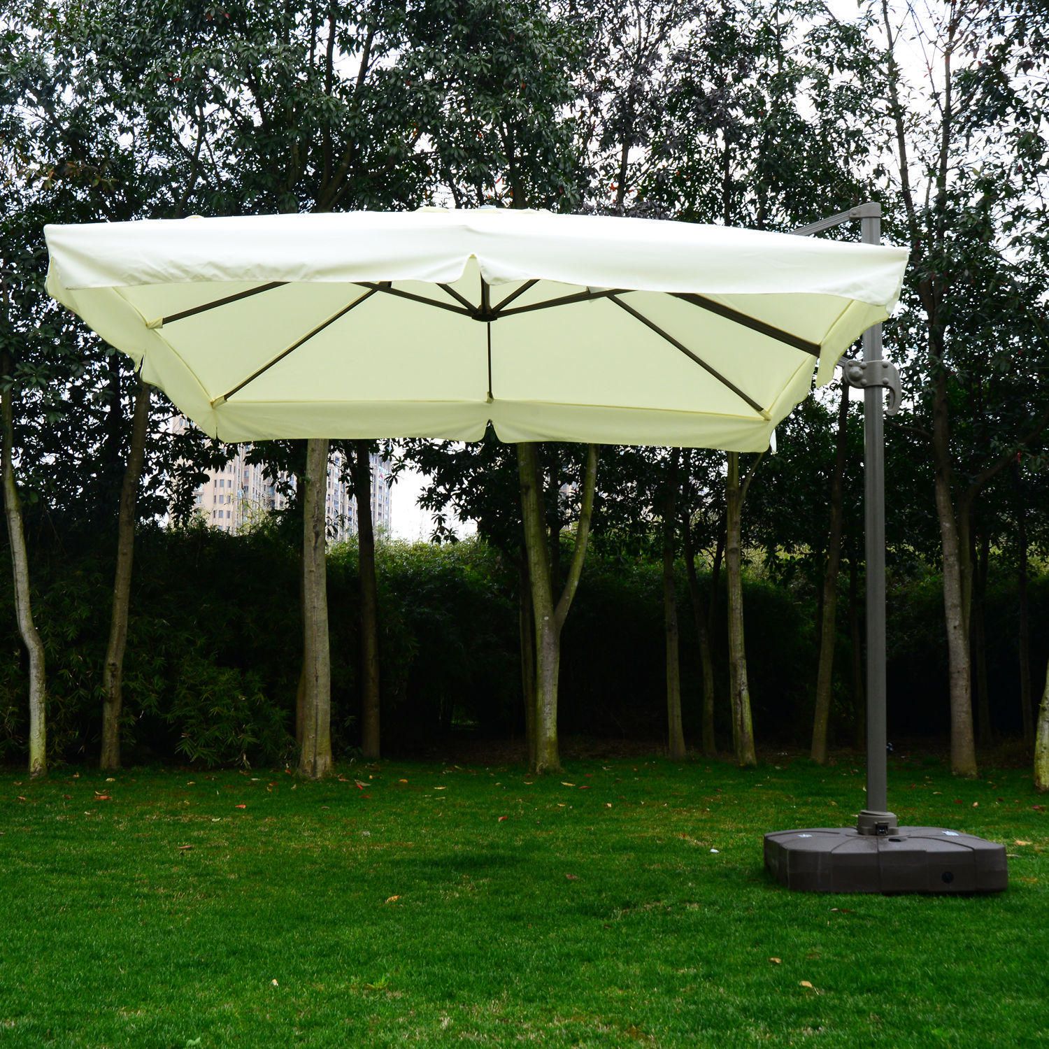 Outsunny 10 Offset Patio Umbrella Walmart Canada