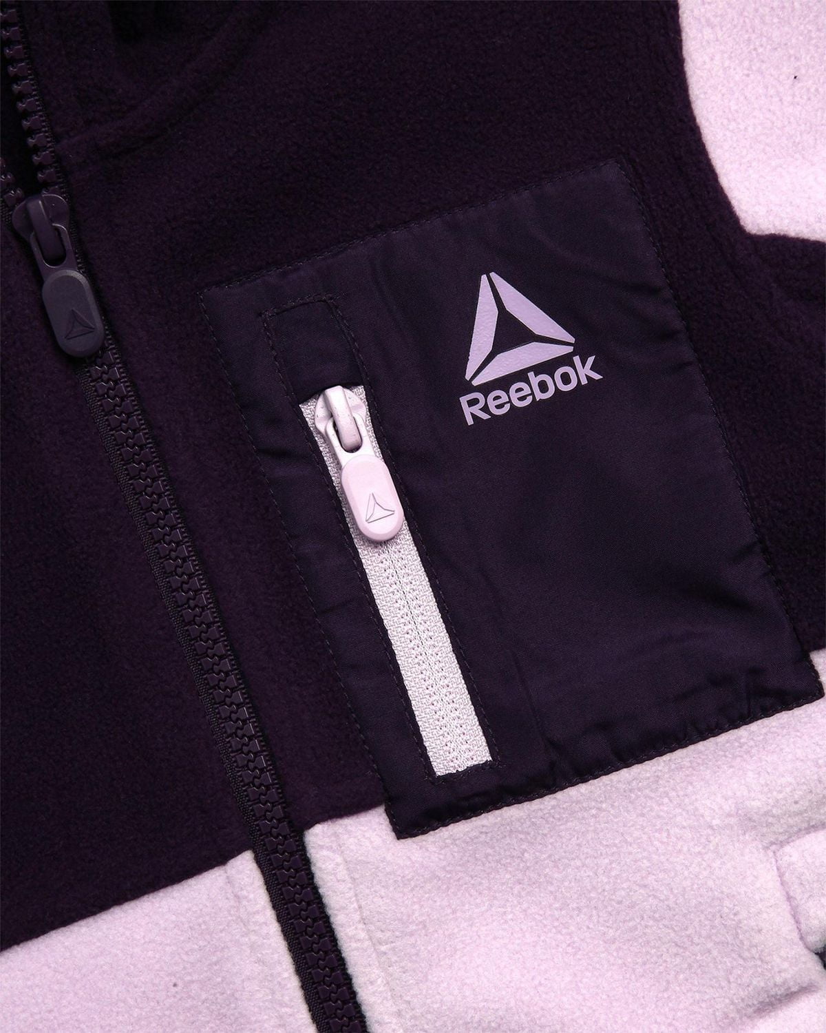 Reebok Lightweight Polar Fleece Jacket with Zippered Chest Pocket, Reebok Polar Fleece Jacket