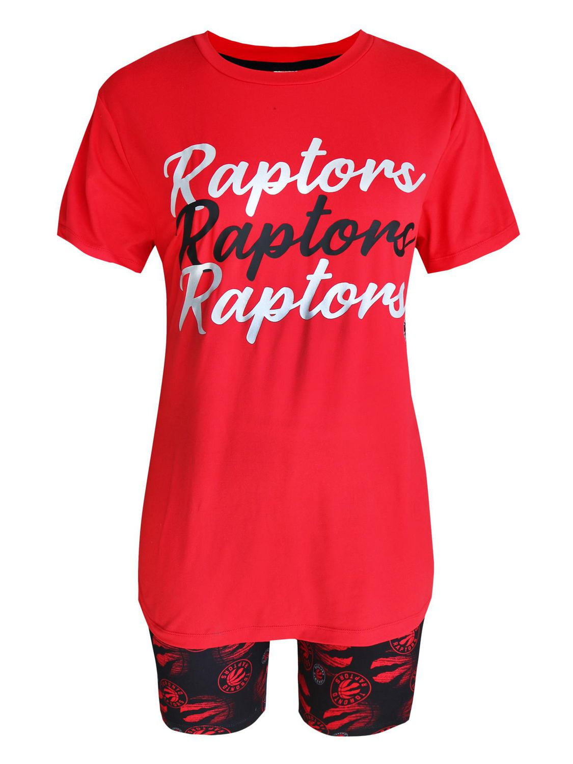 Toronto Raptors Two-Piece Pajama Set for ladies