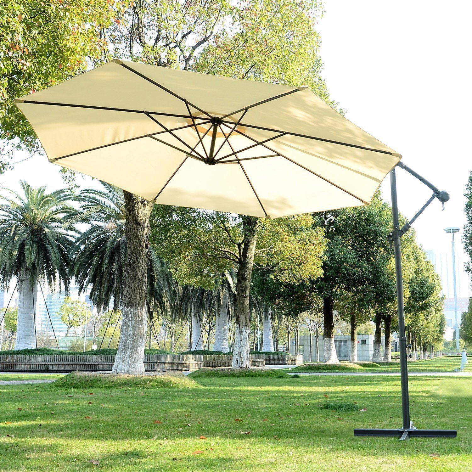 Outsunny 10’ Diameter Deluxe Patio Umbrella Walmart Canada