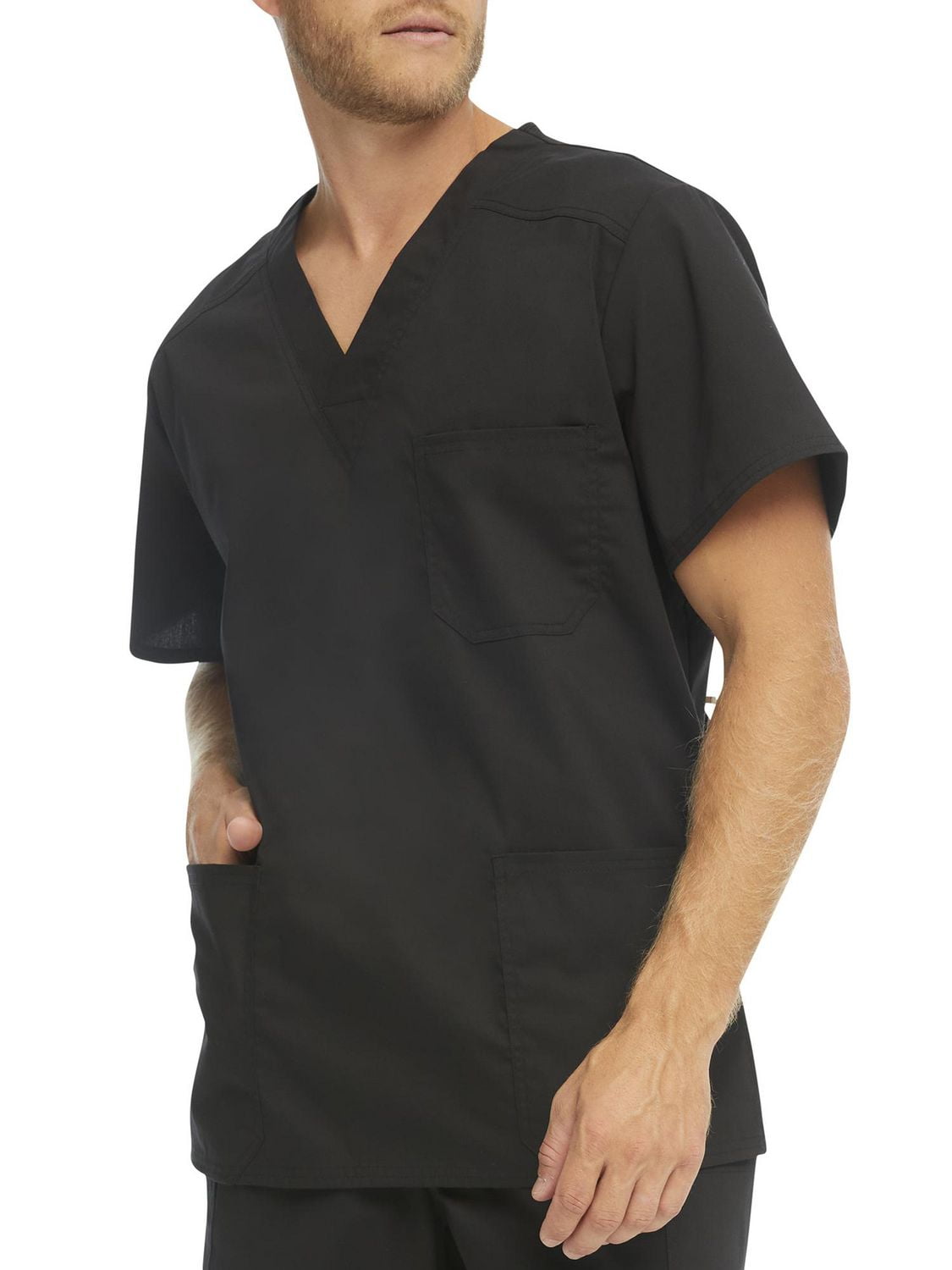 Scrubstar Men's Core Essentials V-Neck Scrub Top