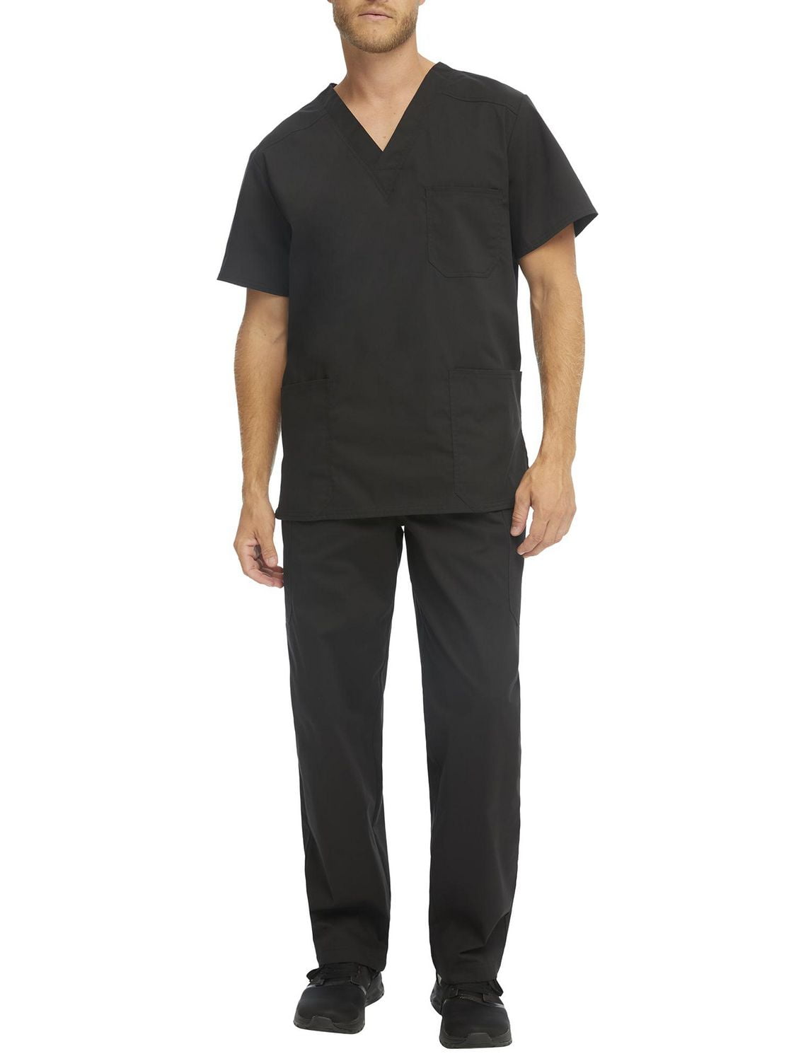 Scrubstar Men's Core Essentials V-Neck Scrub Top