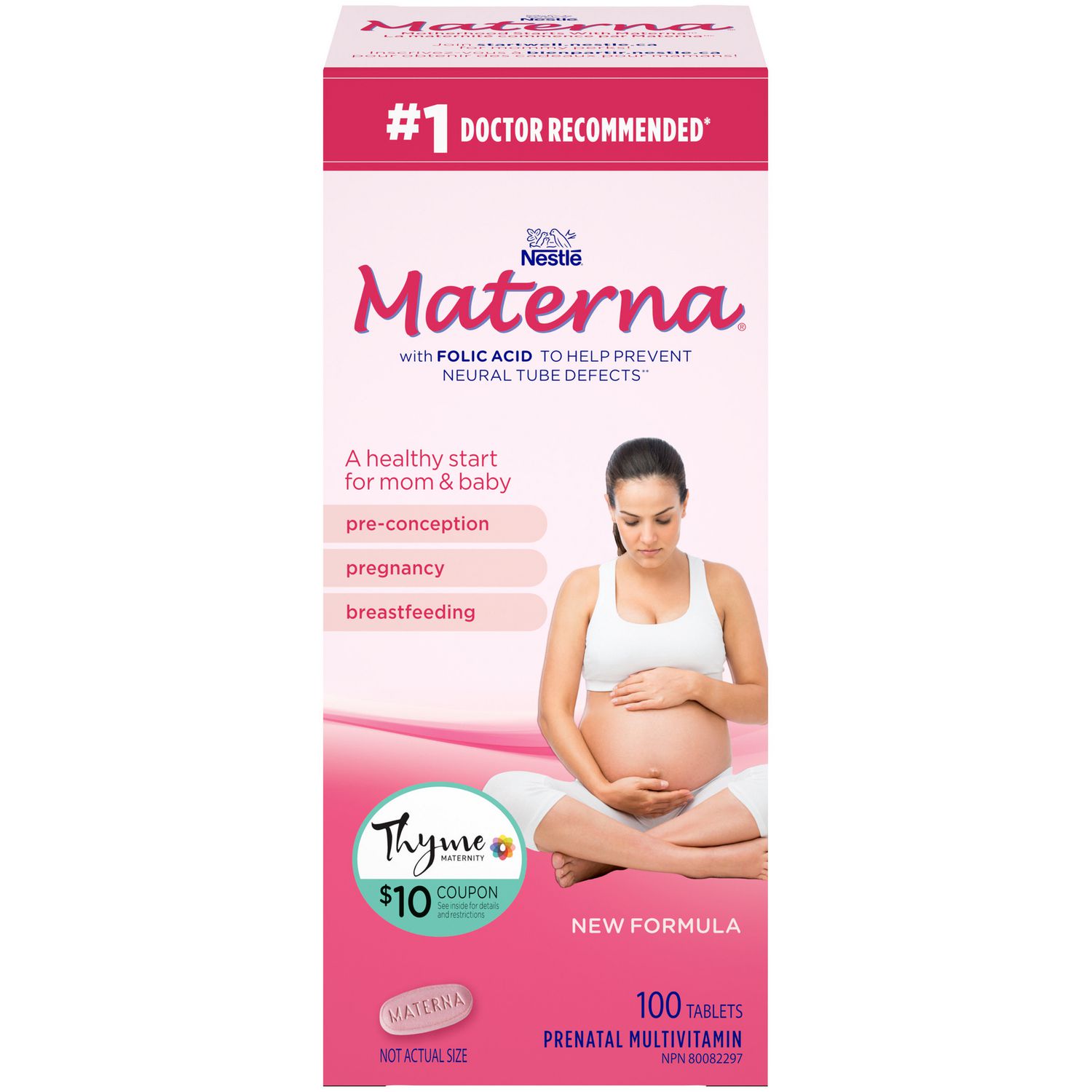 Nestle Materna Prenatal Multivitamin 100 Tablets Walmart Canada