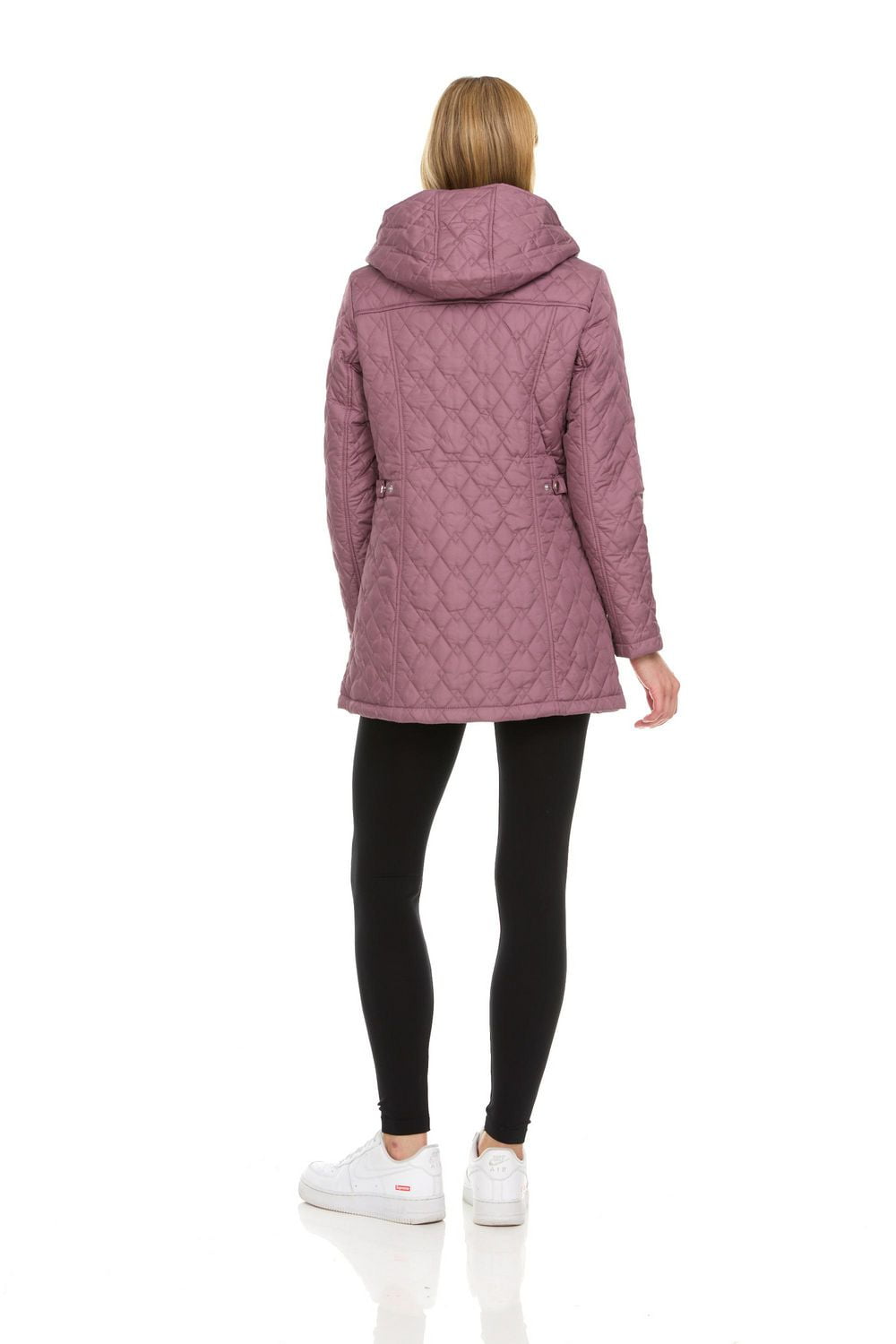 Veste matelassée avec capuchon Swiss Alps pour femmes