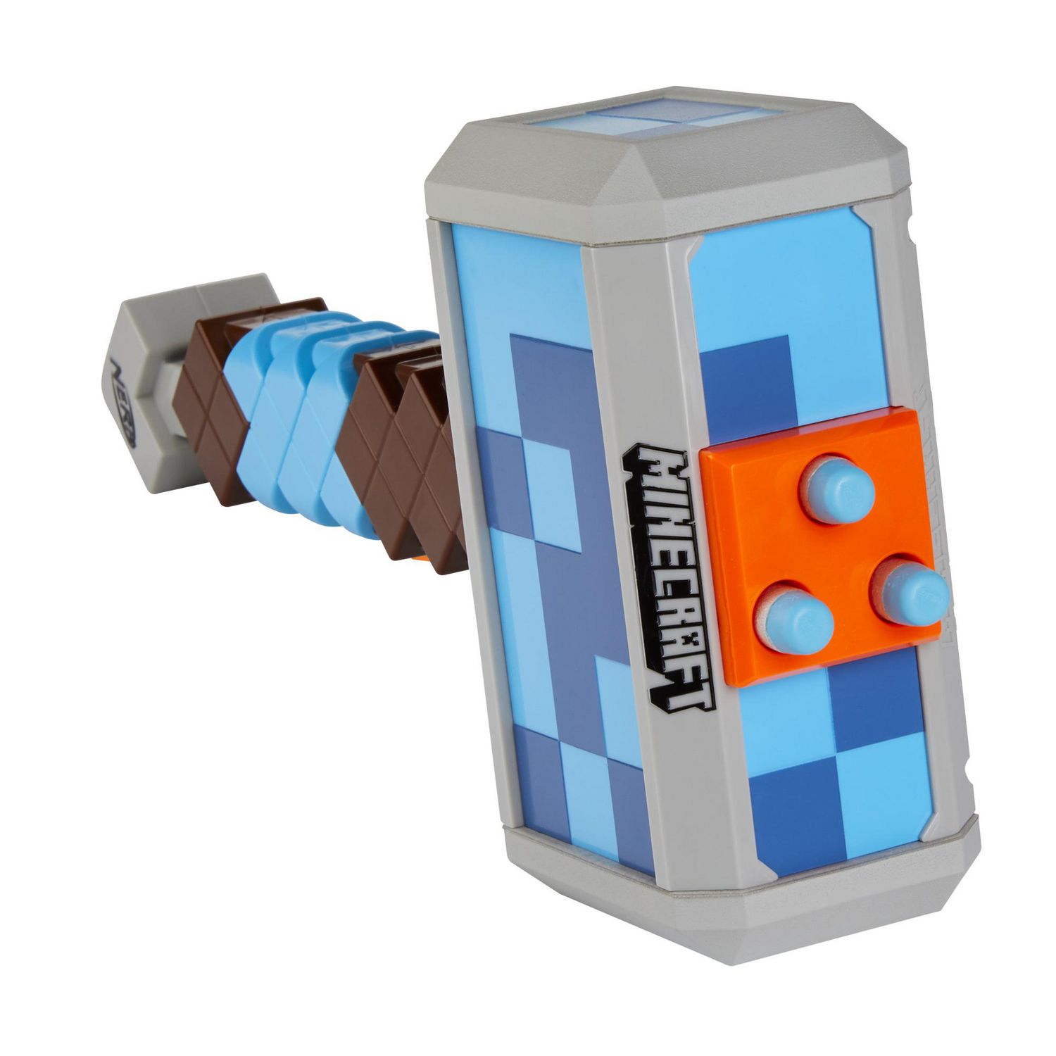 Minecraft Nerf Firebrand Axe Blaster - Entertainment Earth