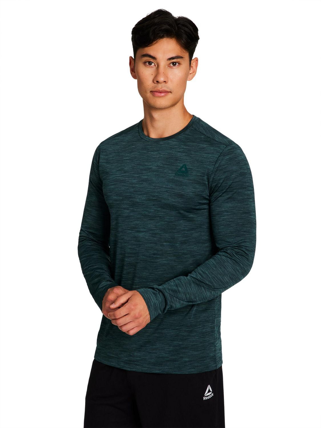 Reebok Chemise à manches longues Stride Performance pour hommes