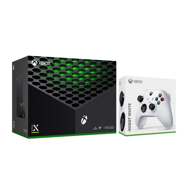 Xbox Series X Console with Xbox Wireless Controller – Robot White Bundle (Xbox Series X)