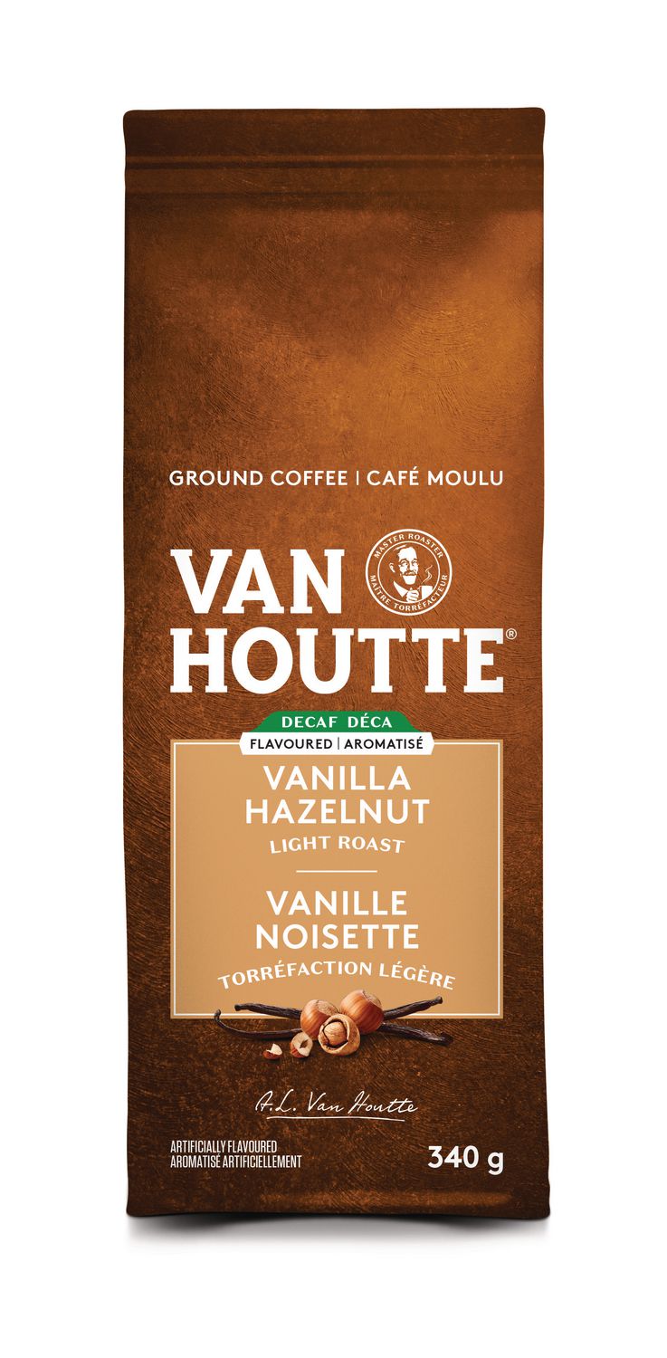 Van Houtte® Decaf Vanilla Hazelnut Light Roast Ground Coffee | Walmart