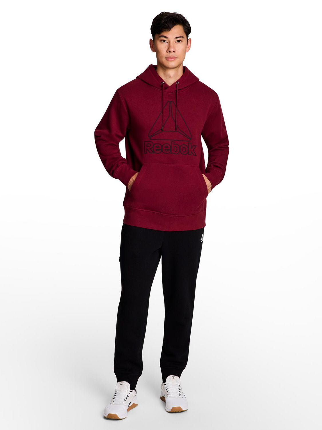 Men's Reebok Delta Fleece Hoodie, Sizes S-XL