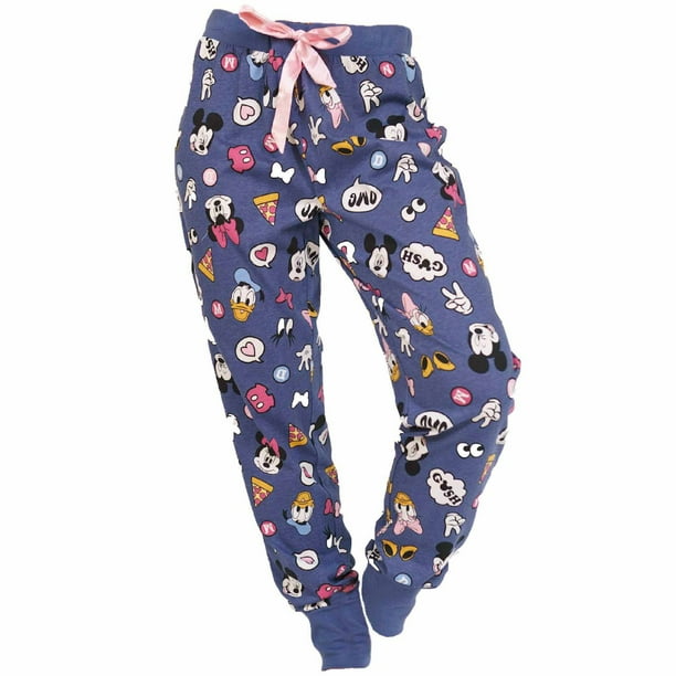 Pantalon de pyjama licensé Disney pour femmes (Mickey/Minnie)