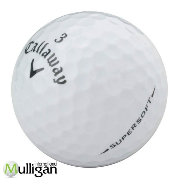 Mulligan - 12 Callaway Supersoft 4A Recycled Used Golf Balls, White ...