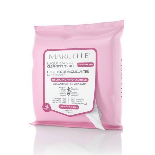 Marcelle Biodegradable and Recyclable Hydrating Cleansing Cloths