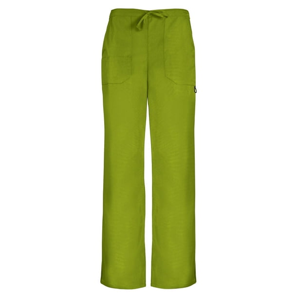 Pantalon d’uniforme médical à jambes droites avec cordon de serrage Green Fern de ScrubStar