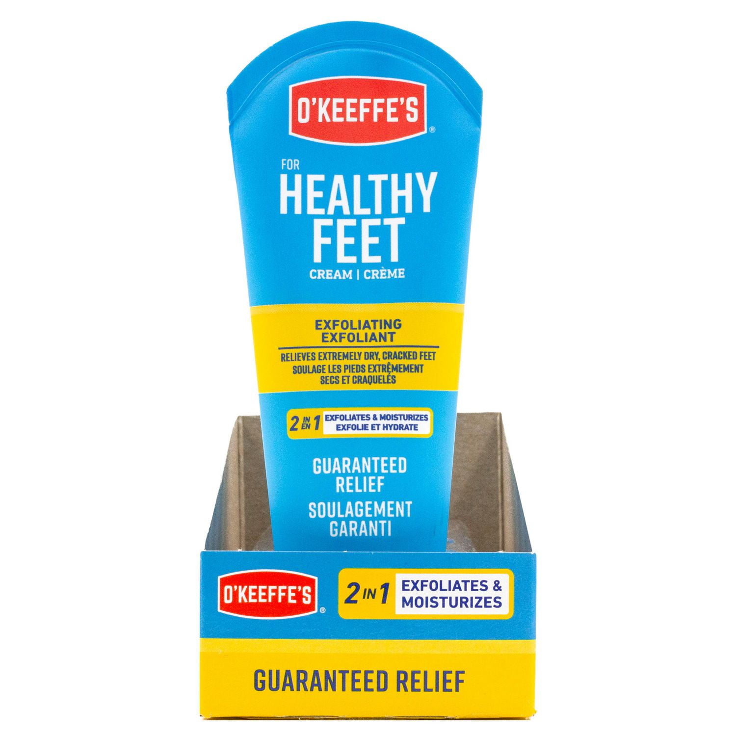 Crème hydratante pour les pieds - exfoliant