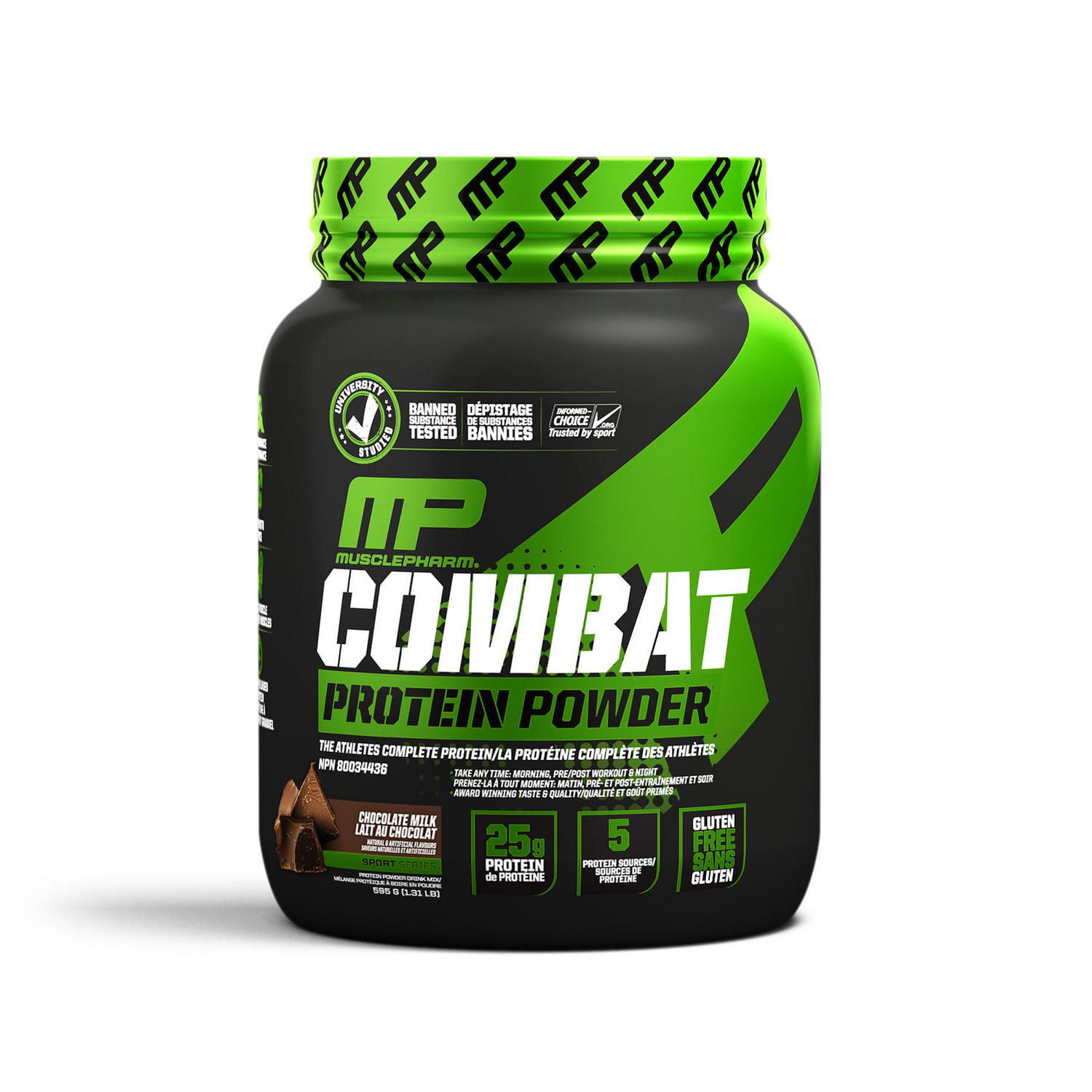 musclepharm combat protein powder chocolate milk 6.2 lbs