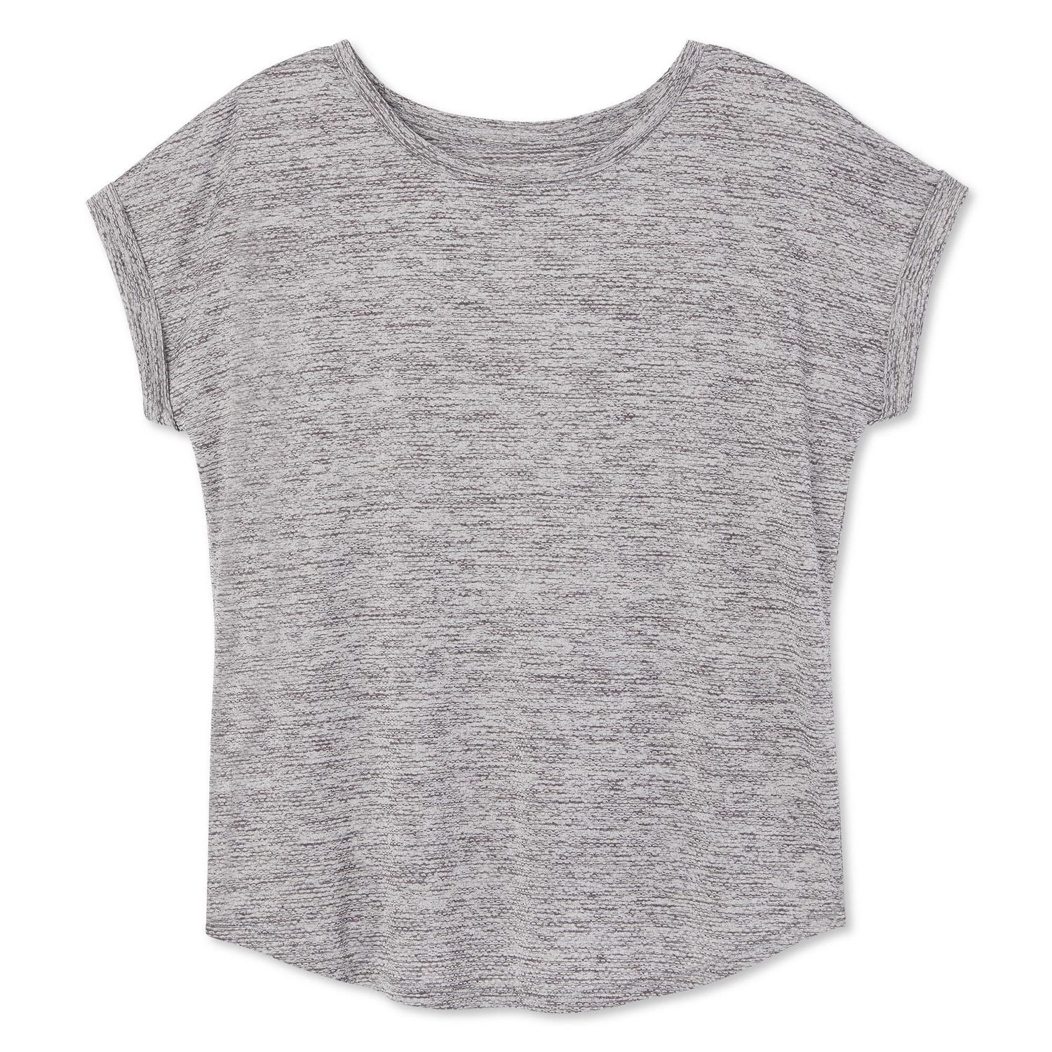 T-shirt à manches roulées Athletic Works pour femmes