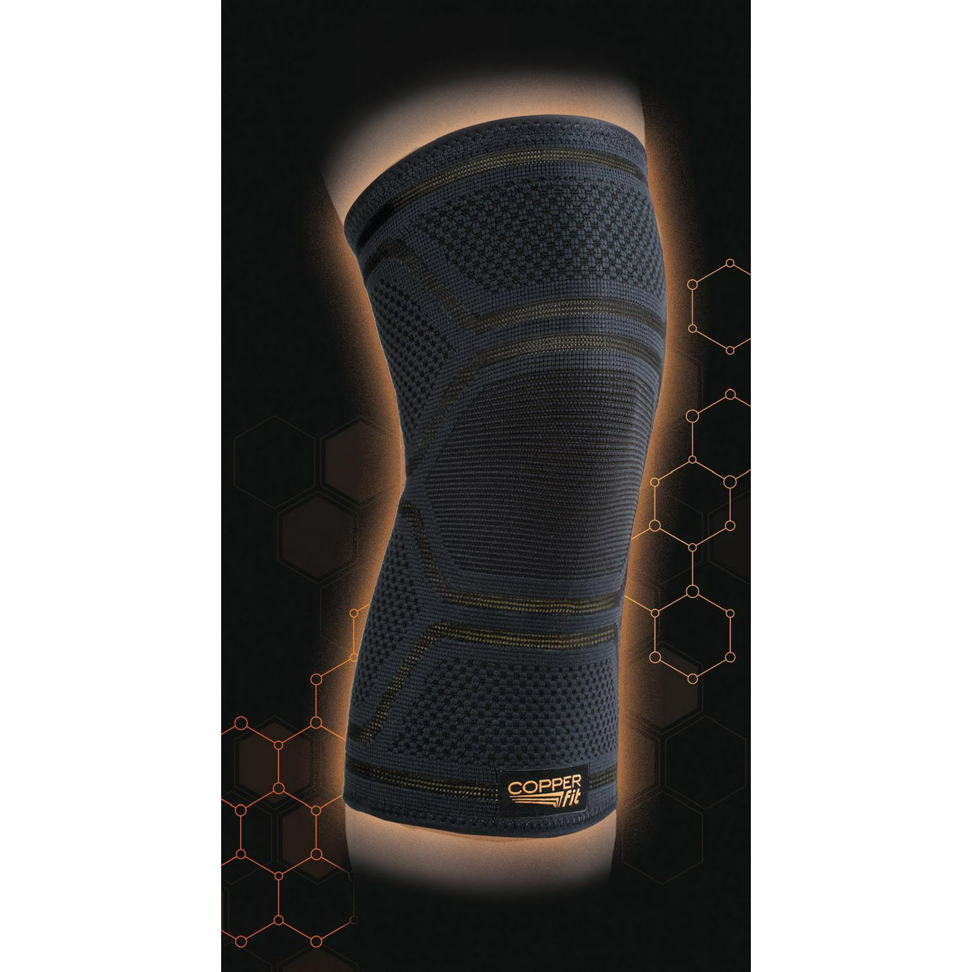 2pk Original Copper Fit Knee Sleeve Infused Compression Garment Unisex  Large for sale online