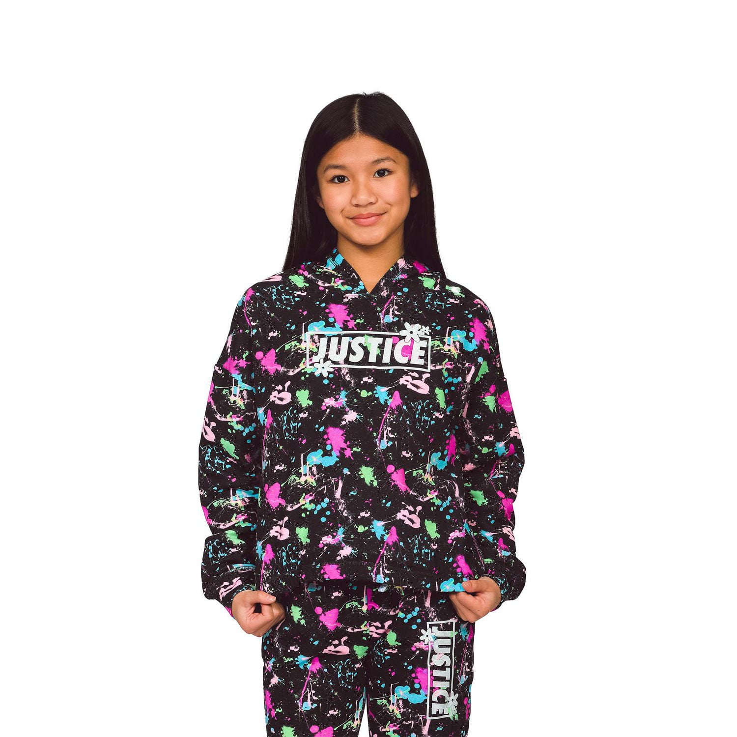 Justice on sale girls hoodie