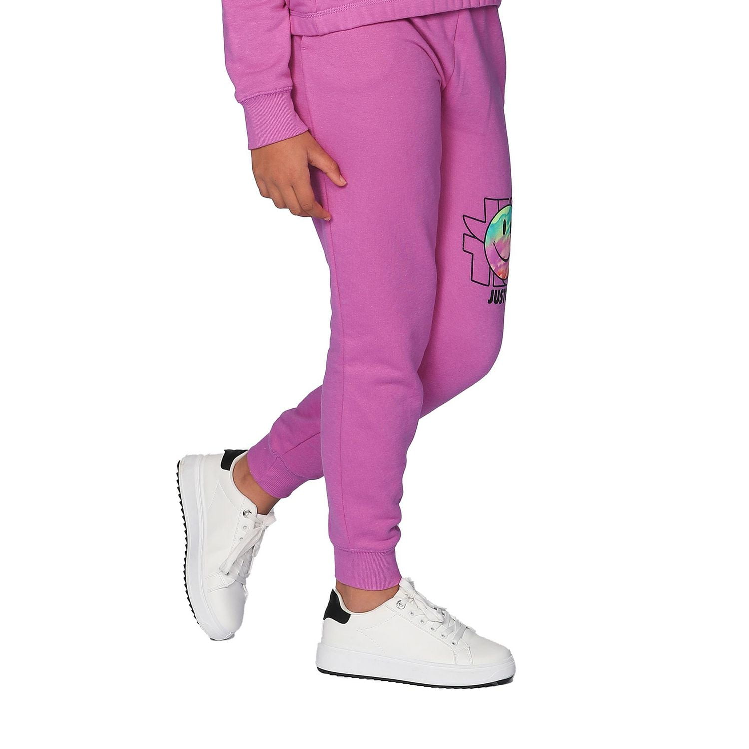 Justice Girls Tie Dye Smiley Joggers