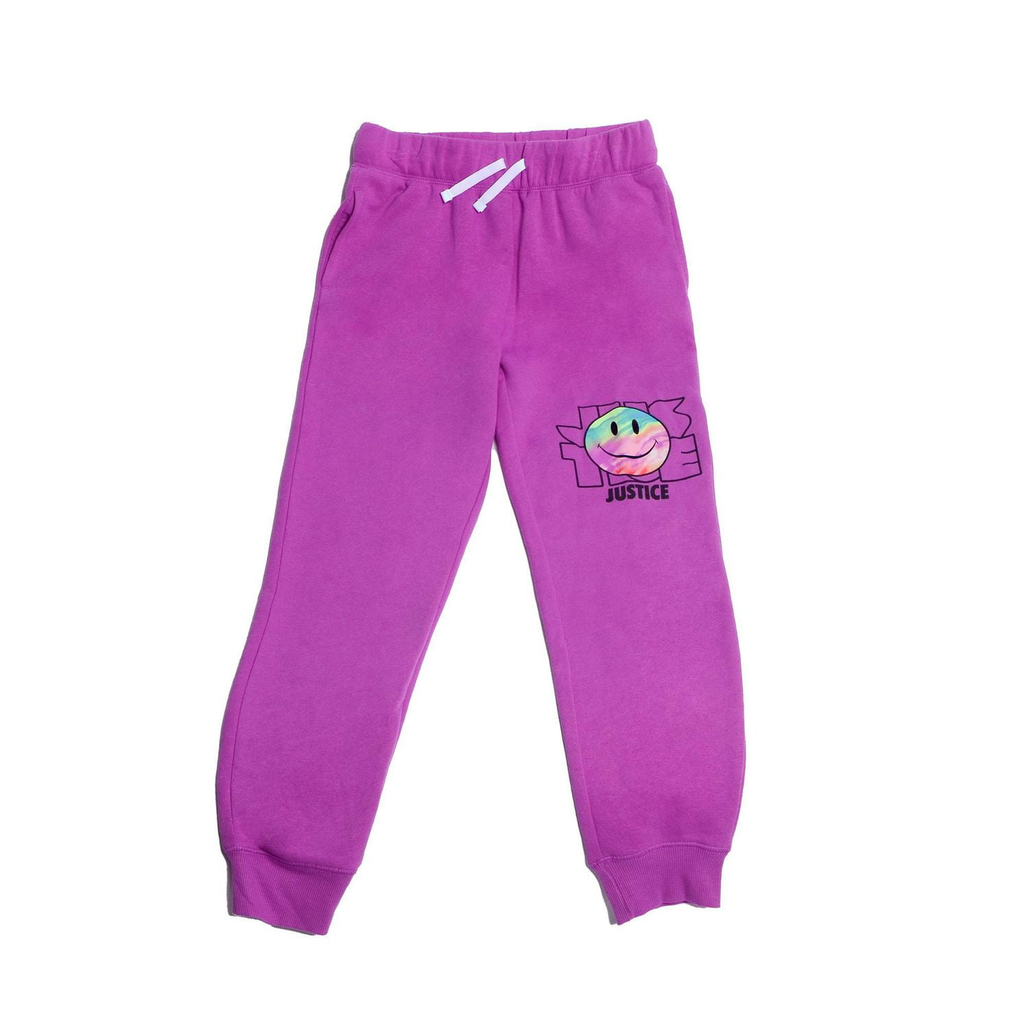 Justice Girls Tie Dye Smiley Joggers