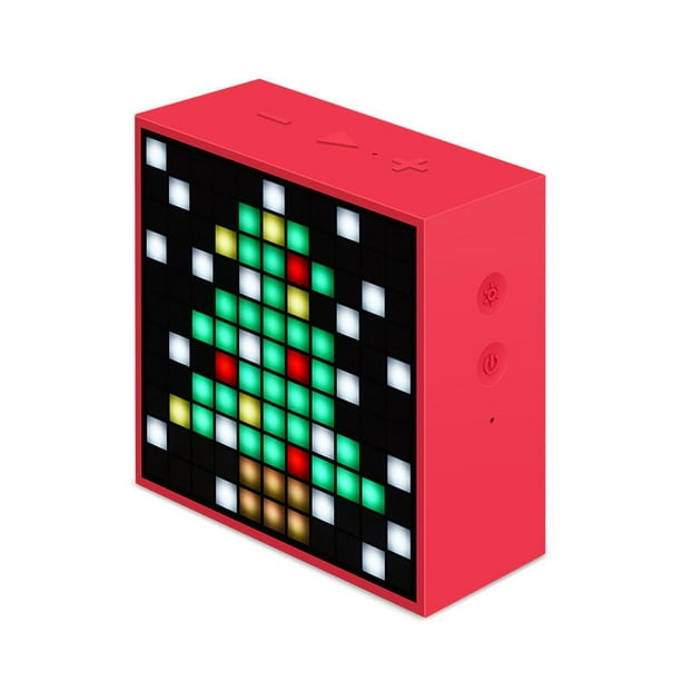 Haut-parleur Divoom Bluetooth intelligent Timebox-Mini, rouge