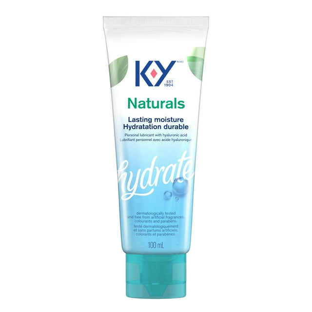 K-Y® Lubricant - Naturals® Moisture+ Intimate Gel |Water Based Personal Lubricant With Hyaluronic Acid